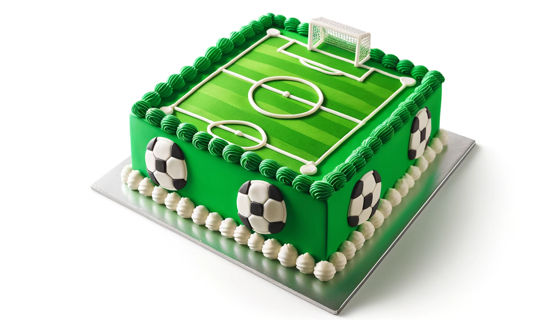 Fußball-Kuchen für den Kindergeburtstag