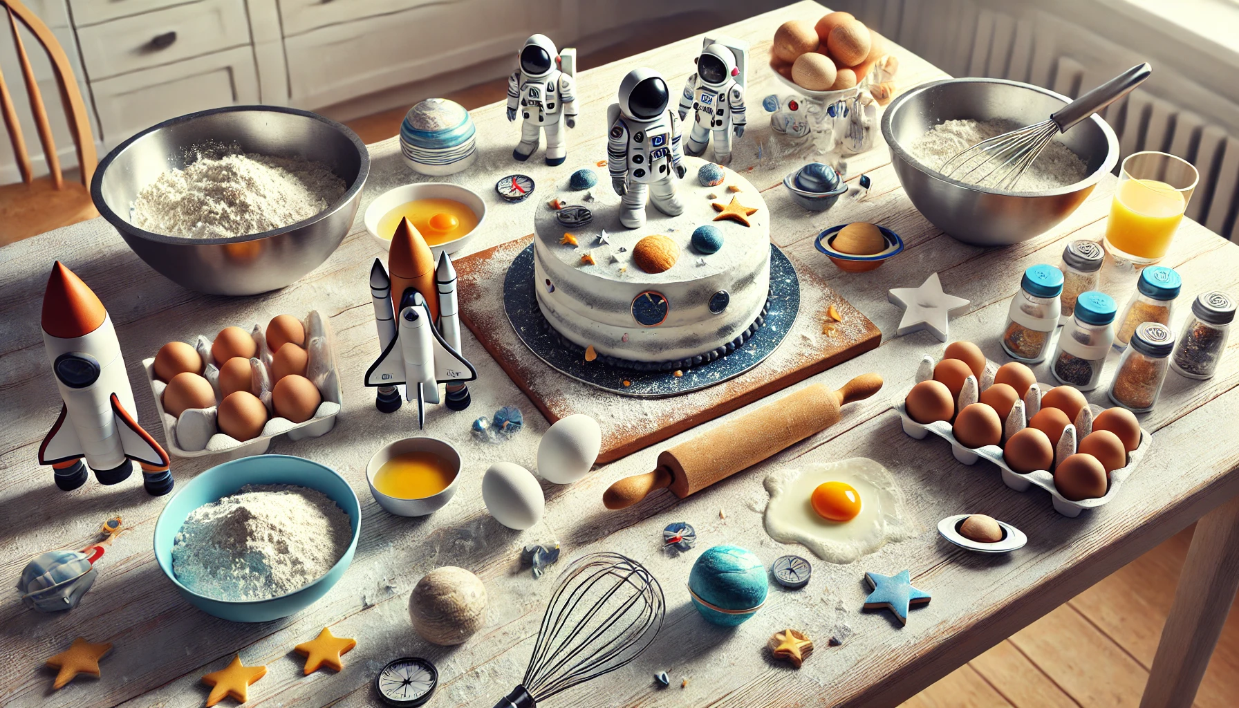 Kuchen Astronauten Kindergeburtstag