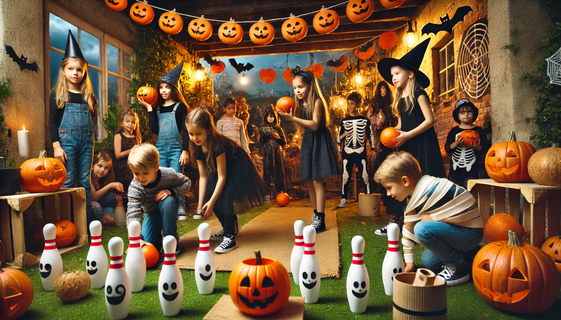 Halloween Spiele für den Kindergeburtstag